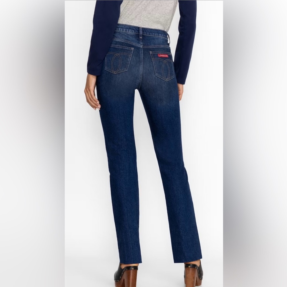 NWT originally $198 Johnny Was Sasson Sancere Straight Leg Jean size 32 - Picture 4 of 16